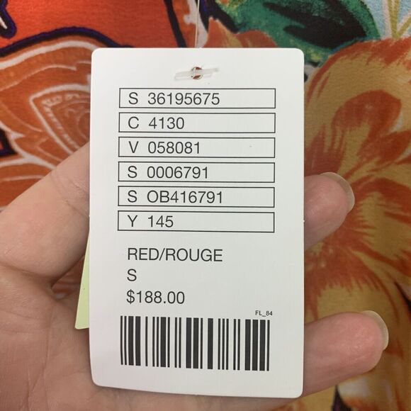 Anthropologie Maeve Larkhill 100% Silk Trapeze Dress Womens Size Small NWT $145 - Picture 7 of 15